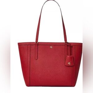 RALPH LAUREN TOTE BAG RED